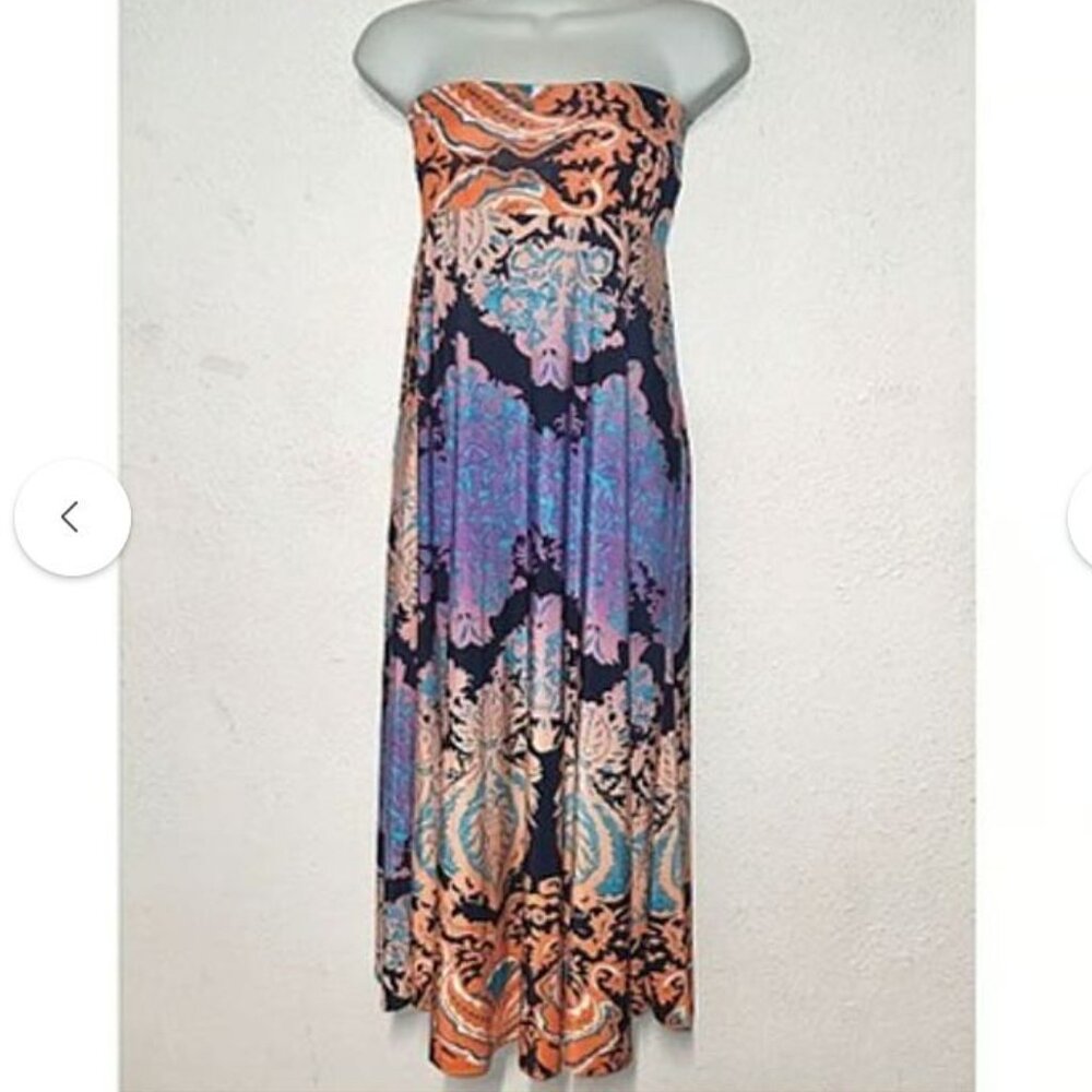 TRUE LIGHT maxi dress, Nylon, in size small